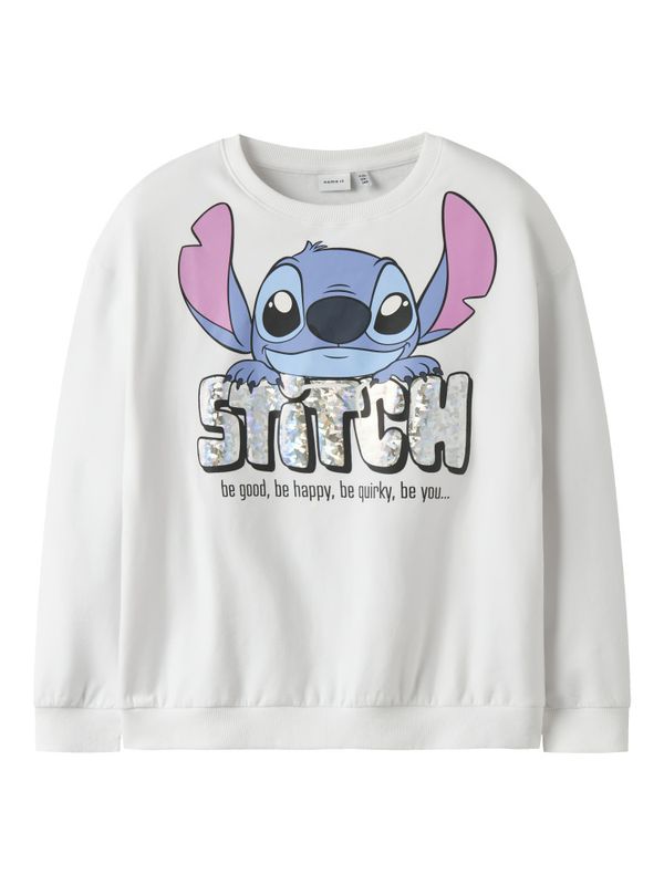 Nkffordi hvit Stitch genser