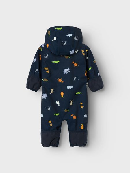 Name it, Nbmalfa08 mørkeblå softshelldress m/dyr