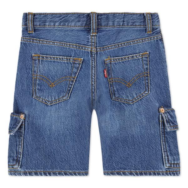 Levi`s, Denim mellomblå cargo shorts