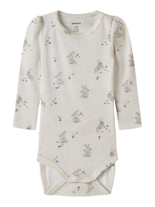 Hovedbilde Nbfdiakab beige melert body med kaniner