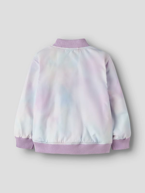Nmfmariska lys lilla flerfarget bomber jakke