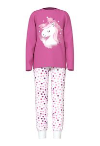 Hovedbilde Name it, Nkfnightset rosa pysj m/ enhj&oslash;rning