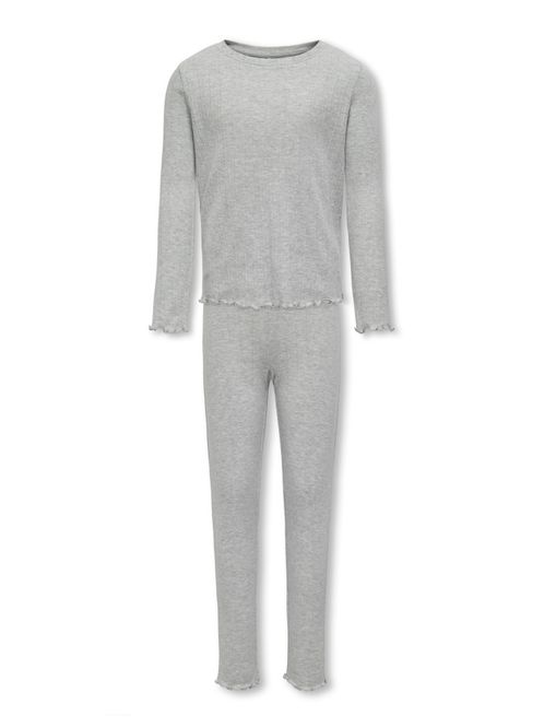 Hovedbilde Kogmunte lysegrått loungewear sett