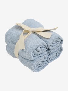 Hovedbilde Pippi, 4-pk gr&aring;bl&aring; vaskekluter