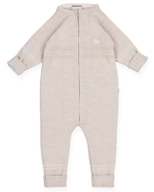 Hovedbilde Lillelam, Sparkedress classic tynn ull lys beige