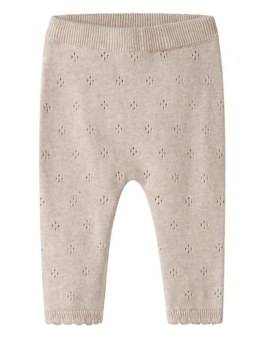 Hovedbilde Nbfdiame beige strikket bukse