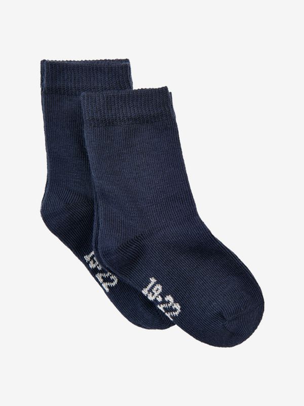 Minymo, mørkeblå 2pk sokker