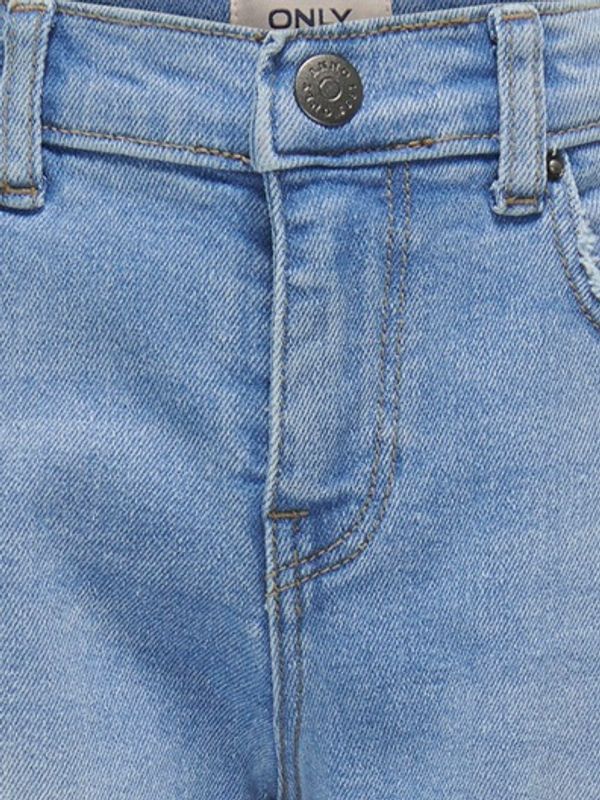 Kogastrid lyseblå vid jeans m/ splitt