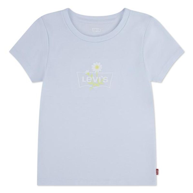 Levi's lyseblå daisy batwing t-skjorte