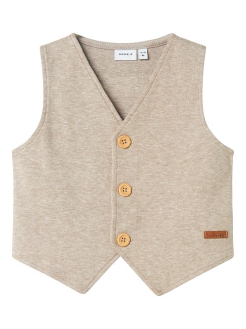 Hovedbilde Nmmfollow beige melert penvest