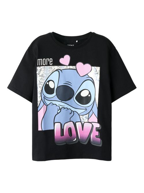 Hovedbilde Nkffora Stitch sort t-skjorte