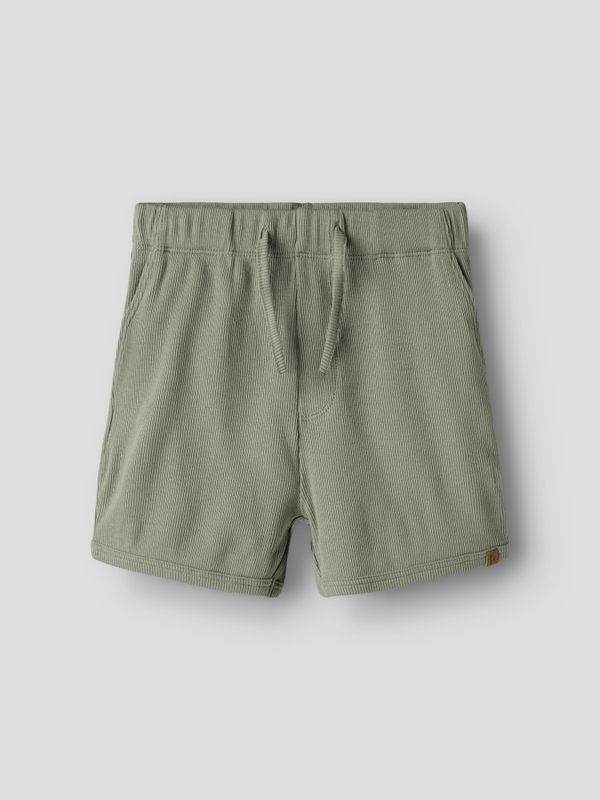 Nmmgago ribbet dus grønn shorts