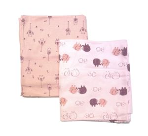 Hovedbilde Pippi, 2-pk rosa kosetepper