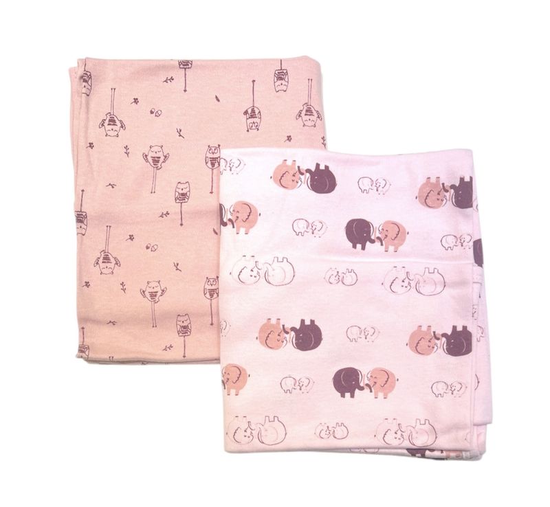 Pippi, 2-pk rosa kosetepper