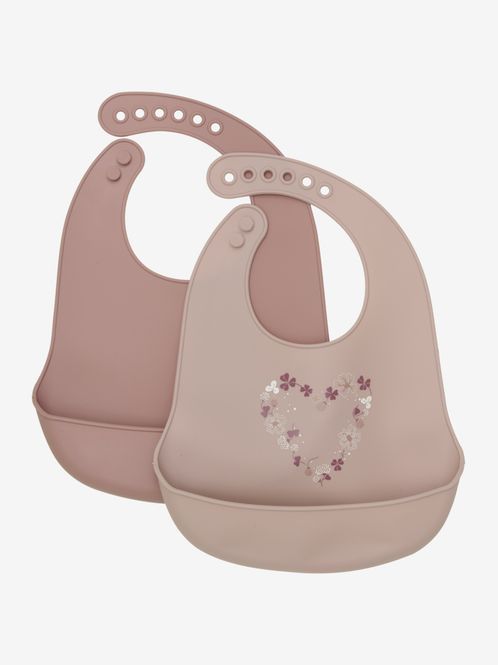 Hovedbilde CeLaVi, 2-pk støvrosa/gammelrosa silikonsmekker ...