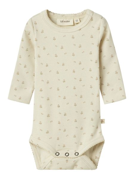 Lil'Atelier, Nbfgago offwhite body m/blomster