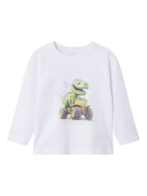 Hovedbilde Name it, Nmmvoto hvit genser m/dinosaur