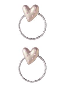 Hovedbilde Nmftabia rosalilla 2 pk h&aring;rstrikker m/hjerter