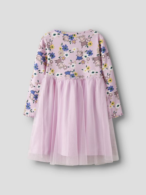 Nmfansa rosa Peppa gris kjole