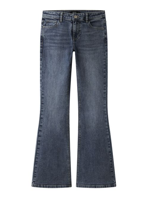 Hovedbilde Nlfblibling mellomblå flared jeans m/dekorative ...