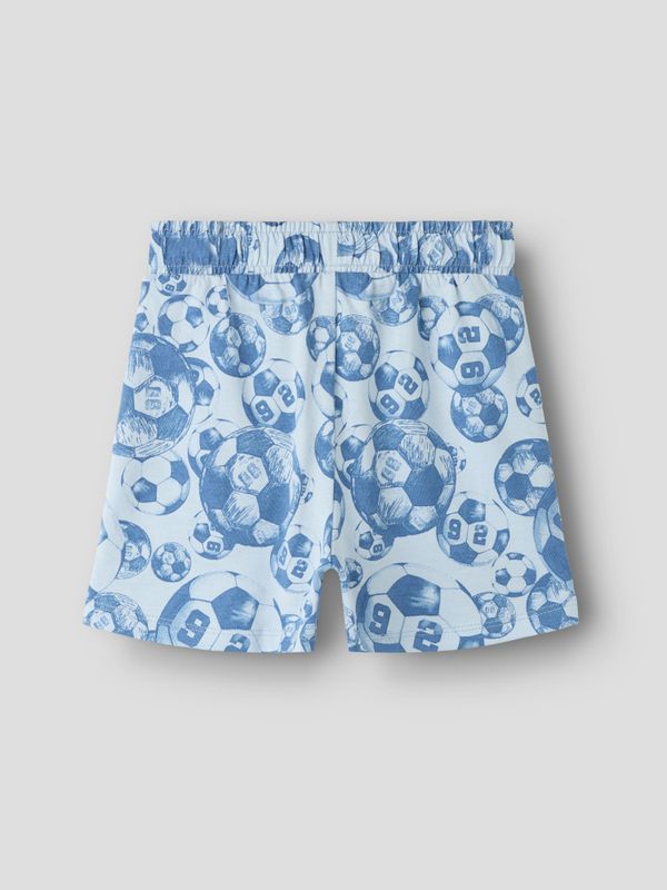 Nmmhootball blå shorts med fotballer