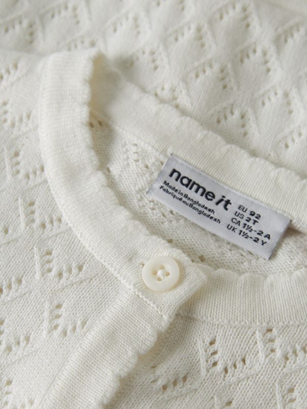Nmfdesina offwhite cardigan 