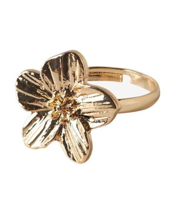 Hovedbilde Nlfhibi ring m/ blomst