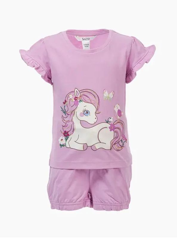 Salto Diddi rosalilla shortssett med hest