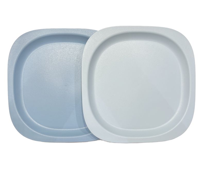 NIP, Eat Green 2-pk  blå tallerkner
