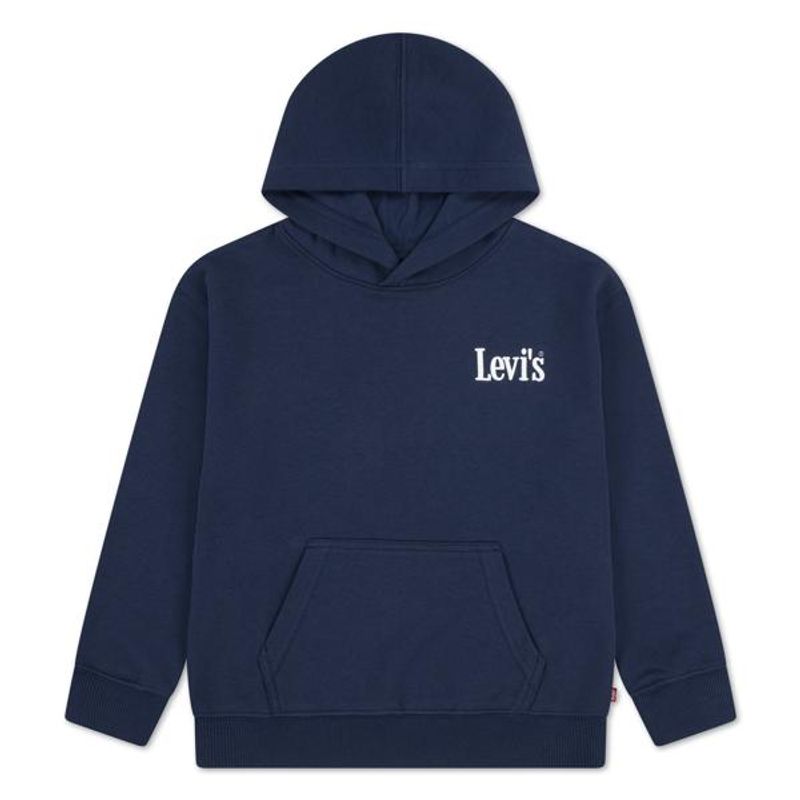 Levi's, Classic and clean mørkeblå hettegenser
