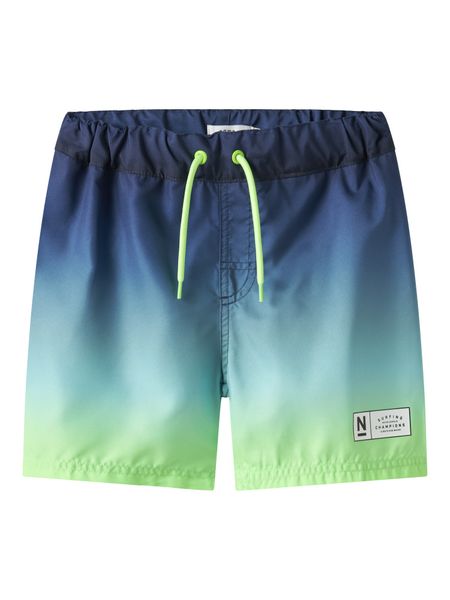 Name it, Nkmpzocca blå/ turkis/ grønn badeshorts