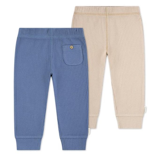 Hovedbilde Huggies, blå/lysebrun 2pk bukser